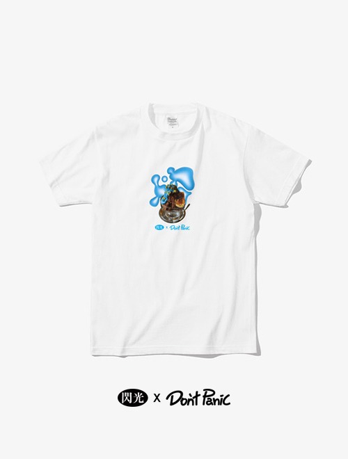 [돈패닉서울X섬광] 블루베리 체리크림이 올라간 초코퍼지 티셔츠